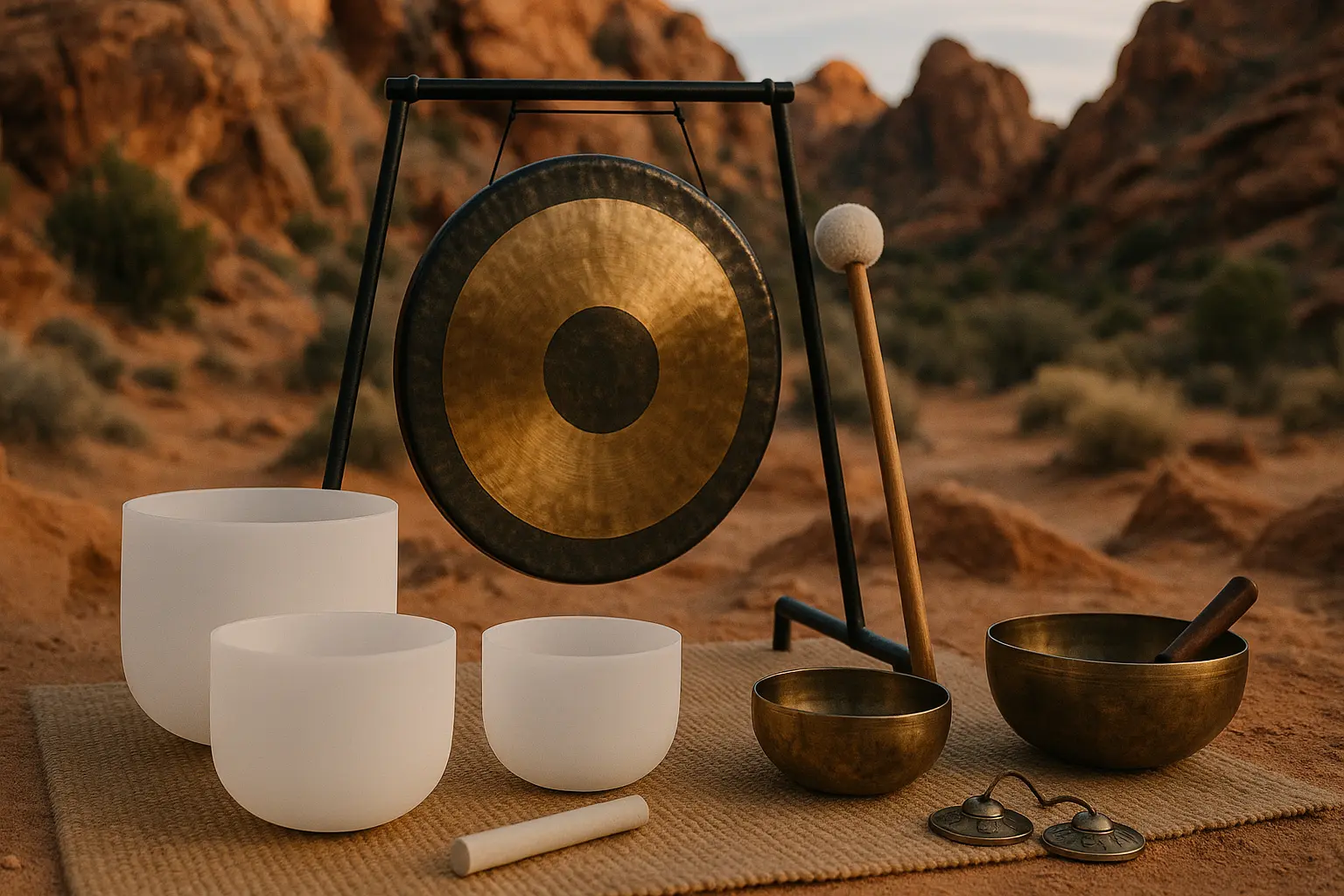 Baño de sonido con gong y cuencos tibetanos para armonizar energía y bienestar Baño de sonido con gong y cuencos tibetanos para armonizar energía y bienestar